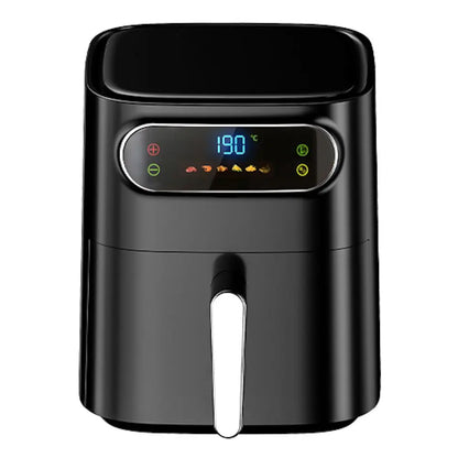 7L digital Oil Free Air Fryer LED Touch Screen Basket Non-stick Timer Black