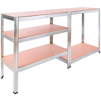 875kg galvanized metal shelf 5 shelves 180x90 40cm garage | Storage room | Storage | Local | Office