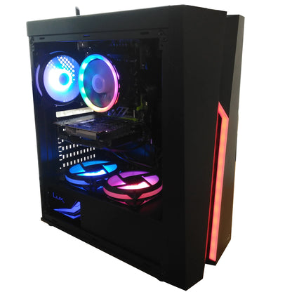 Computer PC Gaming F19 16 GB DDR4 SSD 480 Graphics RX 550 4GB DDR5 Win 10 WIFI Games Fornite