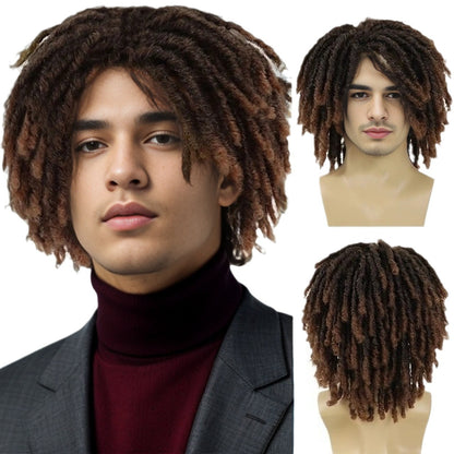 Men's African Dreadlocks Chemical Fiber Full-head Wig